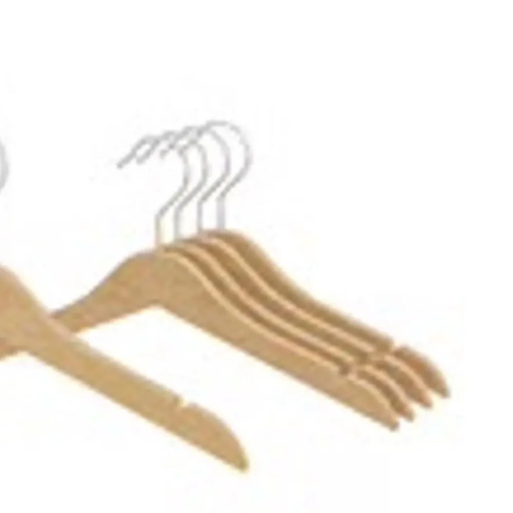 IKEA HÄNGA Solid Wood Children's Coat Hangers, 5-Pack